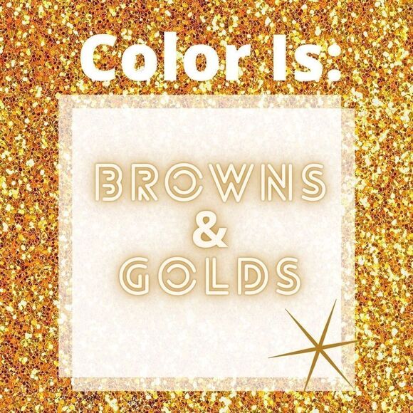 Color is Browns & Golds - Picture 1 of 2